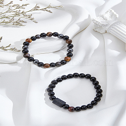 Natural Mixed Gemstone Stretch Bracelets&nbsp;BJEW-LP0001-25C