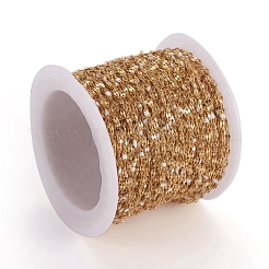 Handmade 304 Stainless Steel Dapped Chains&nbsp;CHS-D026-16I-G