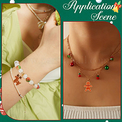40Pcs 10 Styles Alloy Enamel Pendants&nbsp;ENAM-SC0005-74