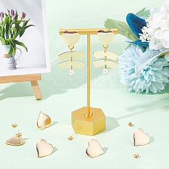 16Pcs Brass Stud Earring Findings&nbsp;KK-DC0001-30