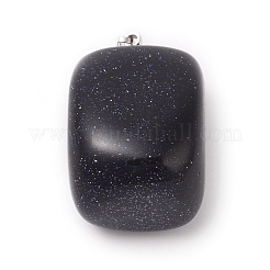 Synthetic Blue Goldstone Pendants&nbsp;G-K302-B05