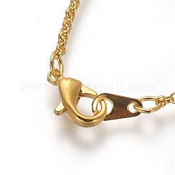 Brass Chain Necklaces&nbsp;X-NJEW-D079-G