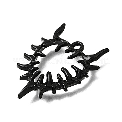 Spray Painted Alloy Pendants&nbsp;AL-CBA5334-05EB
