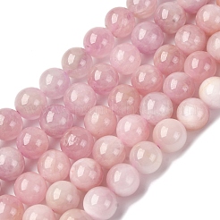 Round Natural Kunzite Beads Strands&nbsp;G-K068-27-8mm
