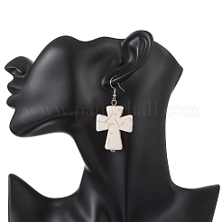 Synthetic Magnesite Dangle Earrings&nbsp;EJEW-JE06854