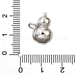 Brass Micro Pave Cubic Zirconia Shell Pendants&nbsp;KK-D356-17P