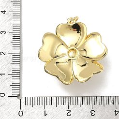 Brass ABS Plastic Imitation Pearl Pendants&nbsp;KK-Z153-10G