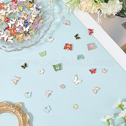 120Pcs 6 Styles Alloy Enamel Pendants&nbsp;ENAM-SC0007-03B
