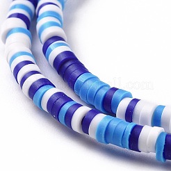 Handmade Polymer Clay Beads Strands&nbsp;CLAY-R089-3mm-001