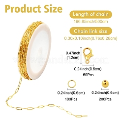 DIY Chain Necklace Kits&nbsp;DIY-YW0011-98