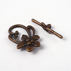 Tibetan Style Toggle Clasps&nbsp;X-MLF0677Y-NF
