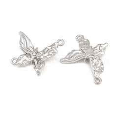 Alloy with Rhinestone Connector Charms&nbsp;RB-CBA7AC6-02P-02