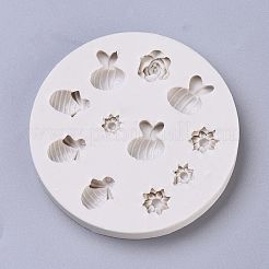 DIY Bee & Flower Food Grade Silicone Molds&nbsp;DIY-K025-11