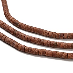 Synthetic Goldstone Beads Strands&nbsp;G-P575-B42-4x2mm