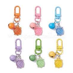 6Pcs 6 Colors Luminous Resin Turtle Pendant Decoration&nbsp;HJEW-JM03869