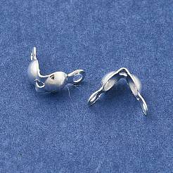 Brass End Bead Tips&nbsp;KK-E248-S-NF