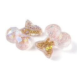 Transparent Epoxy Resin Fruit Cherry Decoden Cabochons&nbsp;CRES-M034-08C