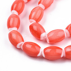 Handmade Lampwork Beads Strands&nbsp;LAMP-N023-004-10