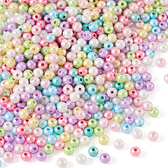 600Pcs Opaque Acrylic Imitation Pearl Beads&nbsp;OACR-TA0004-95B