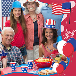 Independence Day Theme DIY Beads Kits&nbsp;DIY-PH0030-06