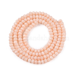 Opaque Solid Color Imitation Jade Glass Beads Strands&nbsp;EGLA-A044-P1mm-D05
