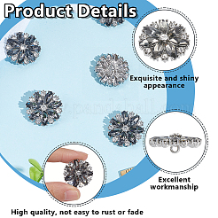 1-Hole Alloy Rhinestone Shank Buttons&nbsp;DIY-WH0899-804