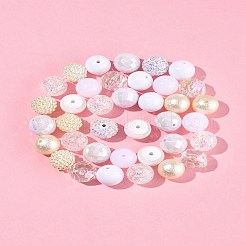40Pcs 9 Styles Acrylic Beads&nbsp;OACR-FS0004-12