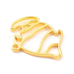 Alloy Open Back Bezel Pendants&nbsp;FIND-B005-03G