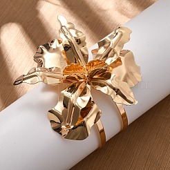 Alloy & Iron Cuff Bangles for Women&nbsp;BJEW-F501-01C-KCG