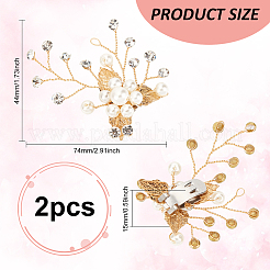 2Pcs Flower Shoe Buckle Clips&nbsp;FIND-FG0003-28