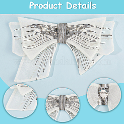 Ppolyester Thread Iron on/Sew On Patches&nbsp;PATC-WH20007-04A-02
