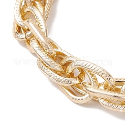 Aluminium Textured Rope Chain Bag Extension Chains&nbsp;FIND-JF00162-02