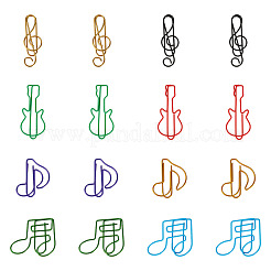 80Pcs 8 Styles PET Plastic/Metal Paper Clip&nbsp;AJEW-TA0003-05