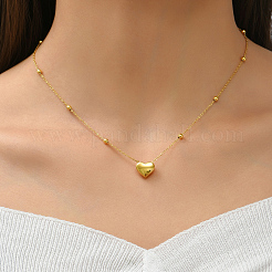 Stylish Stainless Steel Heart Pendant Necklaces for Girls&nbsp;KE1353