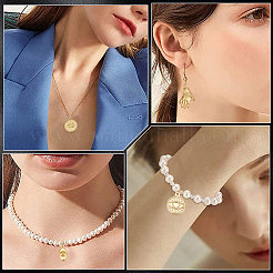 16Pcs 8 Styles 304 Stainless Steel Pendants&nbsp;STAS-BBC0006-36