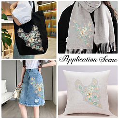 Polyester Embroidery Lace Sewing Ornaments&nbsp;DIY-WH20031-079B