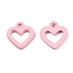 Spray Painted Alloy Charms&nbsp;PALLOY-T075-120C-RS