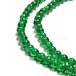 Mixed Crackle Glass Bead Strands&nbsp;GGC4mm