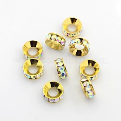 Grade A Brass Rhinestone Beads&nbsp;RB-H062-M
