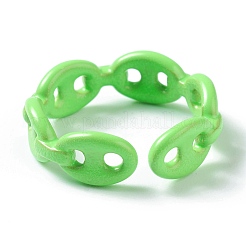 Spray Painted Brass Cuff Rings&nbsp;RJEW-H545-B