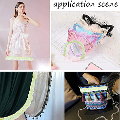 Chinlon Pleated Lace Trim&nbsp;OCOR-WH20012-21H
