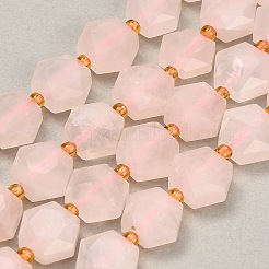 Natural Rose Quartz Beads Strands&nbsp;GG-CBA4A3B-B21