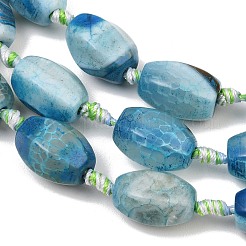 Natural Dragon Veins Agate Beads Strands&nbsp;GG-CBA8E33-A01-01