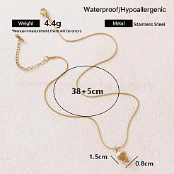 Vintage 304 Stainless Steel Enamel Ocean Jellyfish Pendant Round Snake Chain Necklaces for Women Men&nbsp;LS-DN2498