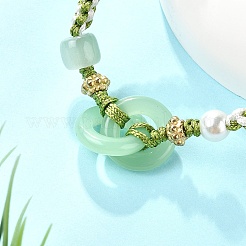 Resin Brainded Bead Bracelets&nbsp;BJEW-L701-03