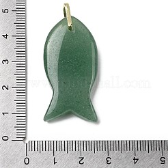 Natural Green Aventurine Pendants&nbsp;KK-D021-05C-G