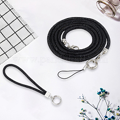 2Pcs 2 Styles Zinc Alloy Resin Universal Cell Phone Strap Crossbody Neck Strap Phone Charms&nbsp;AJEW-CP0008-93B