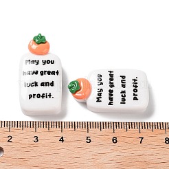 Cartoon White Cat Resin Decoden Cabochons&nbsp;CRES-R203-01C