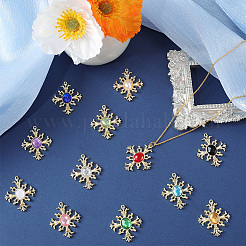 24Pcs 12 Colors Acrylic Pendants&nbsp;FIND-SC0005-63
