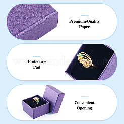 12Pcs Paper Packing Ring Boxes&nbsp;CON-TA0001-42A